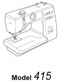 Janome 415 Instruction manual